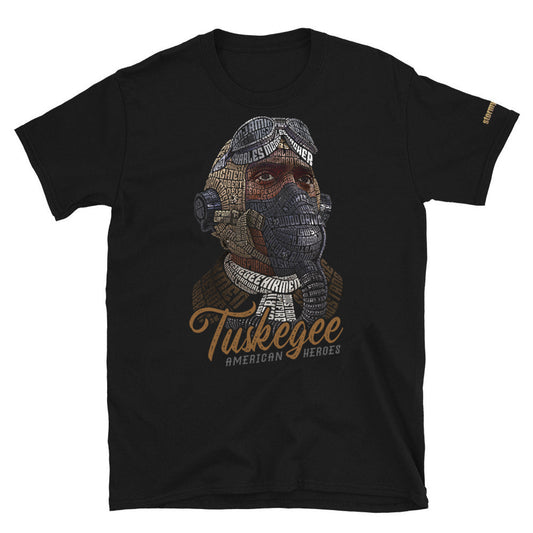 Tuskegee Airmen American Heroes Tribute on Unisex Short Sleeve T-Shirt