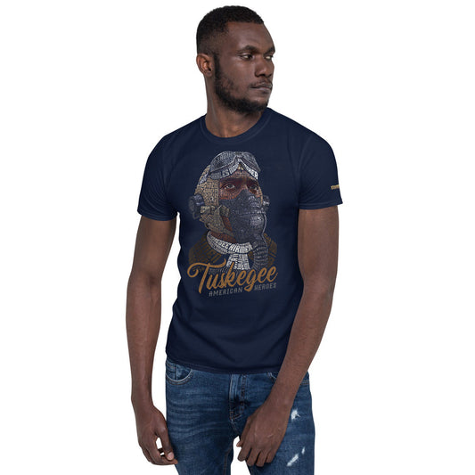 Tuskegee Airmen American Heroes Tribute on Unisex Short Sleeve T-Shirt