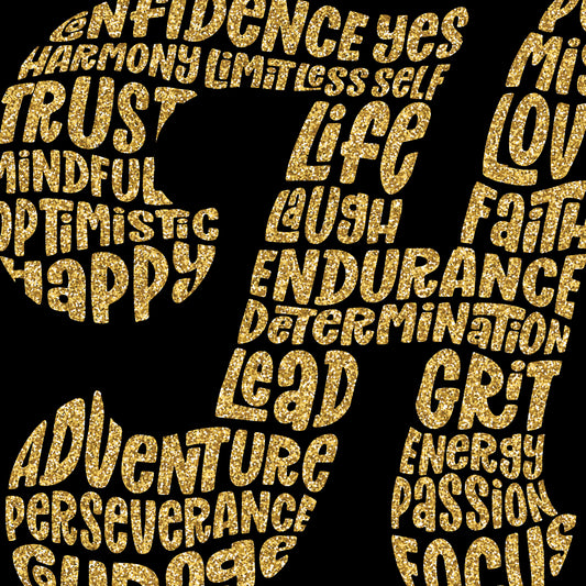 HOPE Words of Inspiration Typography Graphic on Short-Sleeve Unisex T-Shirt