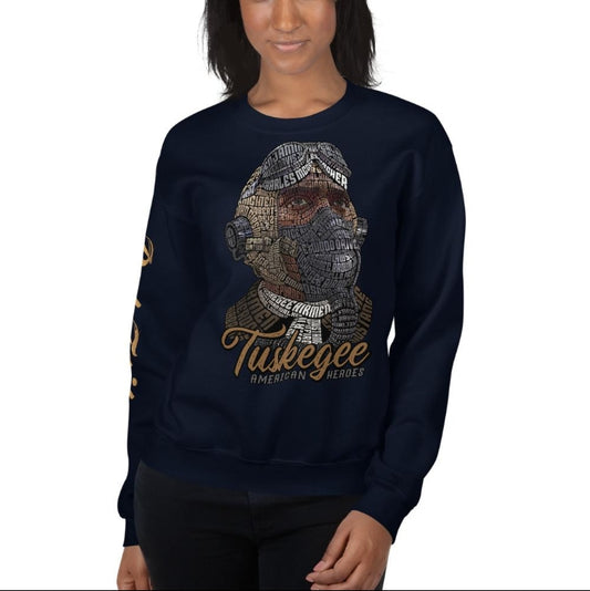 Tuskegee Airmen American Heroes Tribute on Unisex Sweatshirt