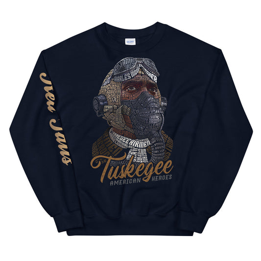 Tuskegee Airmen American Heroes Tribute on Unisex Sweatshirt