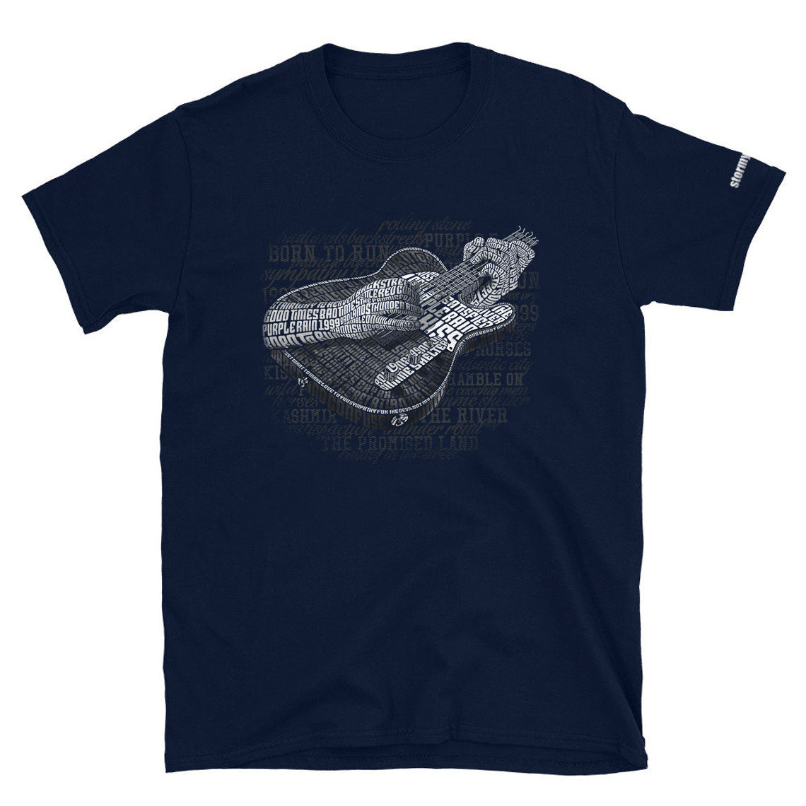 Classic Telecaster Electric Guitar on Short-Sleeve Unisex T-Shirt