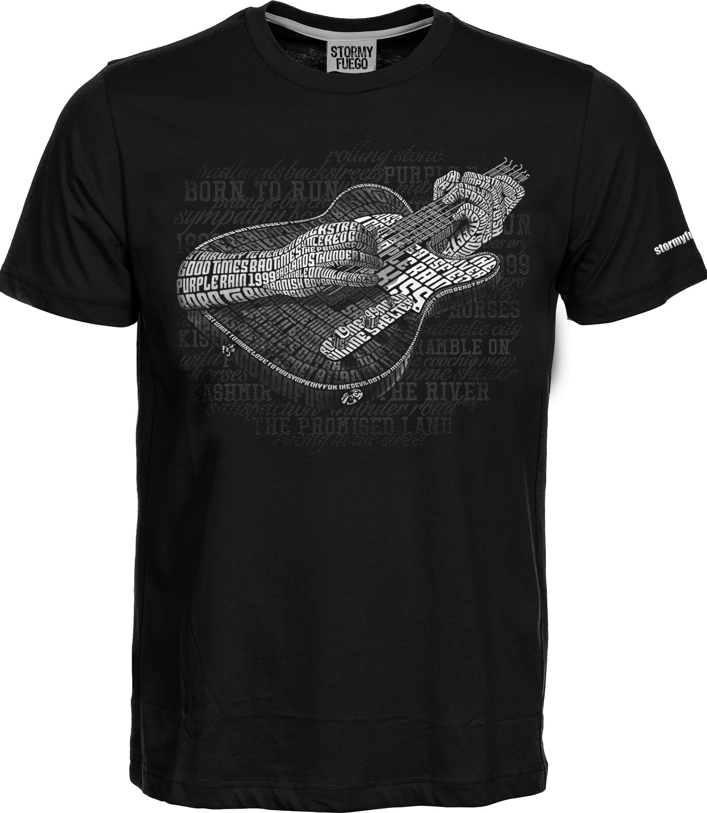 Classic Telecaster Electric Guitar on Short-Sleeve Unisex T-Shirt