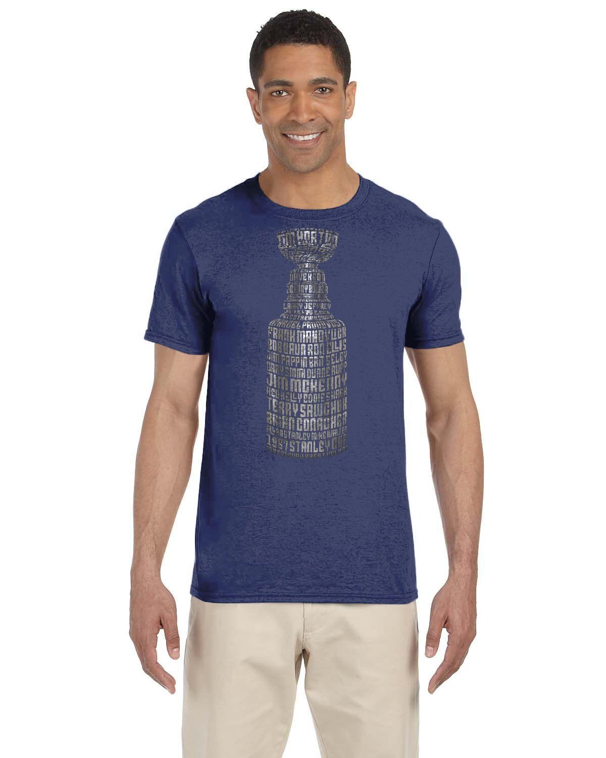 1967 Stanley Cup Champion Toronto Maple Leafs Typography Graphic on Gildan Adult Softstyle T-Shirt
