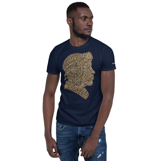 Tuskegee Airmen Tribute in Gold on Unisex Short-Sleeve T-Shirt