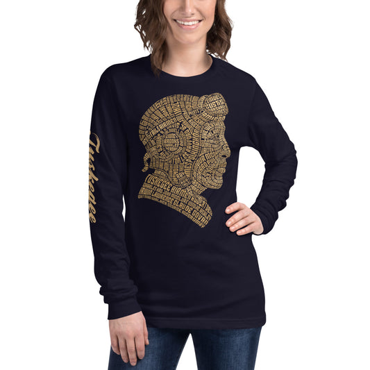 Tuskegee Airmen Tribute in Gold on Unisex Long Sleeve T-Shirt